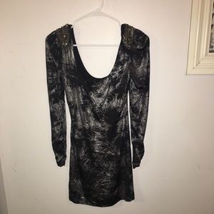 bodycon marble dress